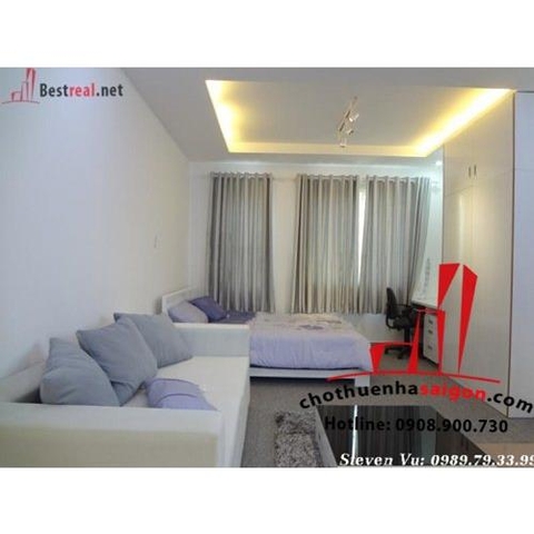 cho thuê căn hộ  Serviced Apartment quận 1, đường trần hưng đạo giá 550$