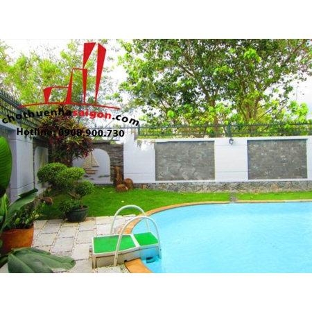 cho thuê biệt thự nguyên căn quận 2, đường nguyễn văn hưởng giá 4000$