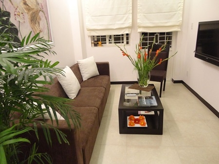 cho thuê căn hộ chung cư B1 tường sa trung tâm quận bình thạnh. giá 12tr/tháng