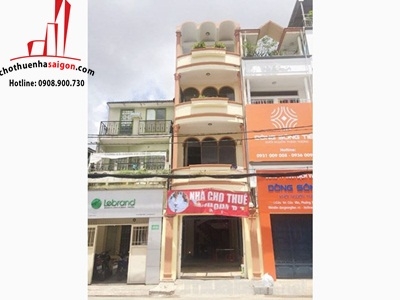 cho thuê nhà mặt tiền đường nguyễn cửu vân, p17, quận bình thạnh, giá cho thuê:39tr/tháng