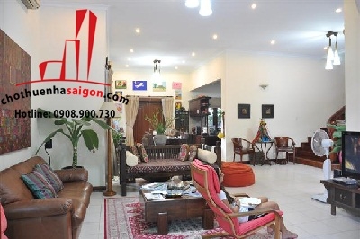 cần cho thuê villa mặt tiền đường nguyễn văn hưởng , phường thảo điền, quận 2, giá cho thuê:3500$/tháng