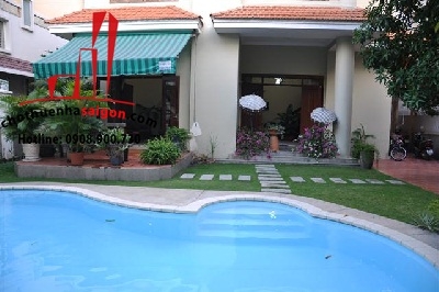 cần cho thuê villa mặt tiền đường nguyễn văn hưởng , phường thảo điền, quận 2, giá cho thuê:3500$/tháng