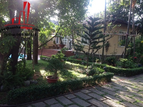 cần cho thuê biệt thự sân vườn rộng đường nguyễn thị định quận 2, giá cho thuê:80tr/tháng