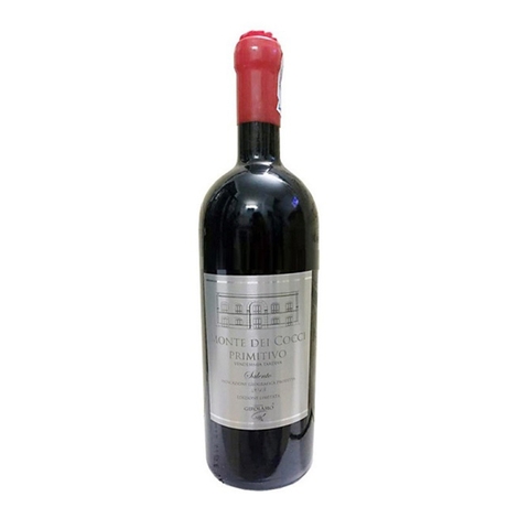 RƯỢU VANG Ý 16 ĐỘ MONTE DEI COCCI PRIMITIVO