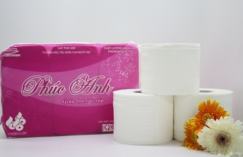 Giấy vệ sinh 6 cuộn Phúc Anh Hồng