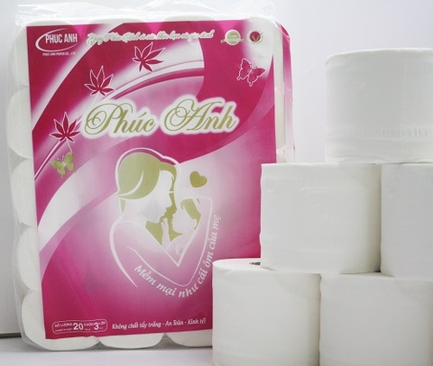 Giấy vệ sinh 20 cuộn mẹ và bé