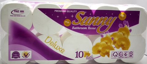 Giấy vệ sinh 10 cuộn Lan Tím
