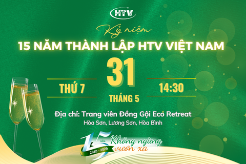KỶ NIỆM 15 NĂM THÀNH LẬP HTV VIỆT NAM