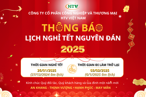 🎉 THÔNG BÁO LỊCH NGHỈ TẾT NGUYÊN ĐÁN 2025