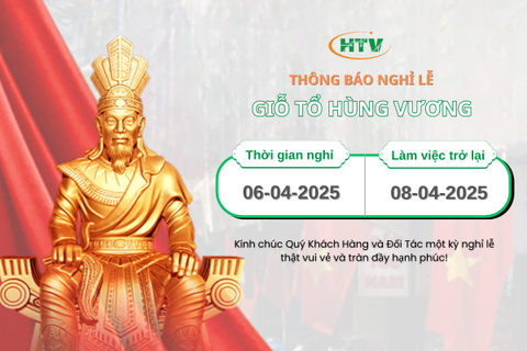 THÔNG BÁO NGHỈ LỄ GIỖ TỔ HÙNG VƯƠNG