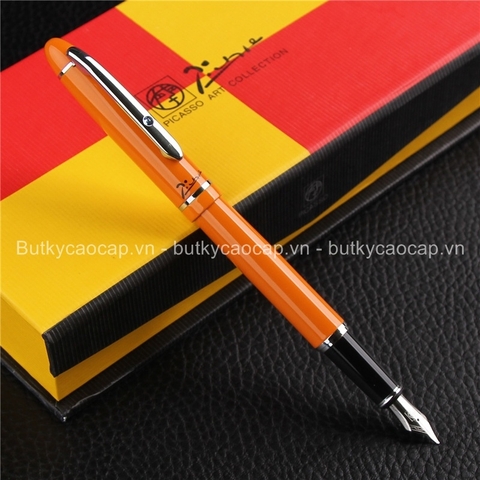 Bút máy cao cấp Picasso PS-608 màu cam