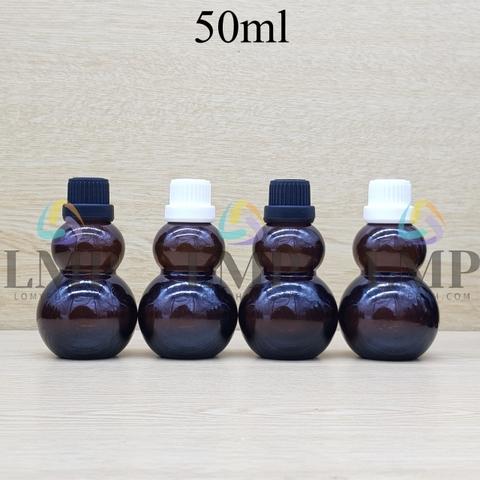 Chai hồ lô nắp dày 50ml