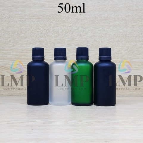 Chai tinh dầu phun mờ nắp nhựa mỏng 50ml