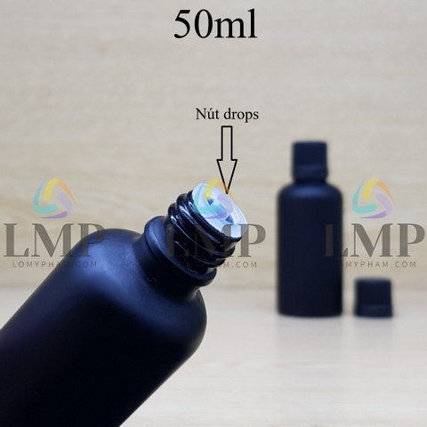 Chai tinh dầu phun mờ nắp nhựa mỏng 50ml