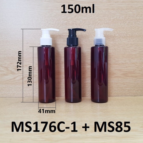 Chai nâu vai ngang vòi van 150ml