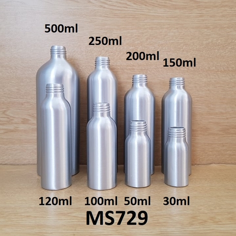 Chai nhôm nắp nhấn 120ml