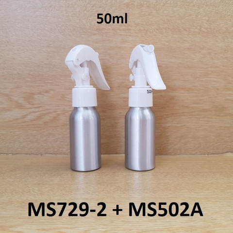 Chai nhôm xịt kiếng 50ml