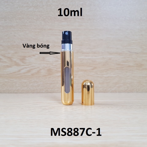 Chai chiết nước hoa màu bóng 10ml