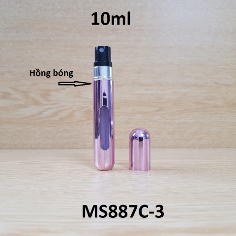 Chai chiết nước hoa màu bóng 10ml
