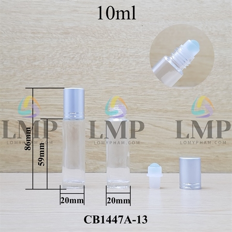 Chai thủy tinh bi lăn 10ml