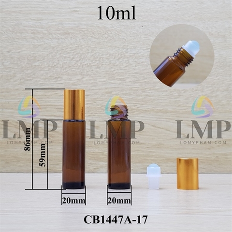 Chai thủy tinh bi lăn 10ml