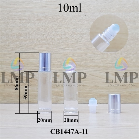 Chai thủy tinh bi lăn 10ml