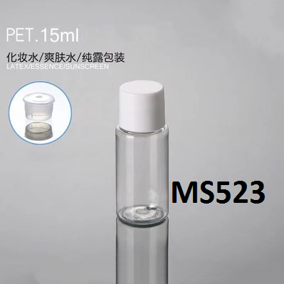 Chai trong ngang nắp vặn 15ml