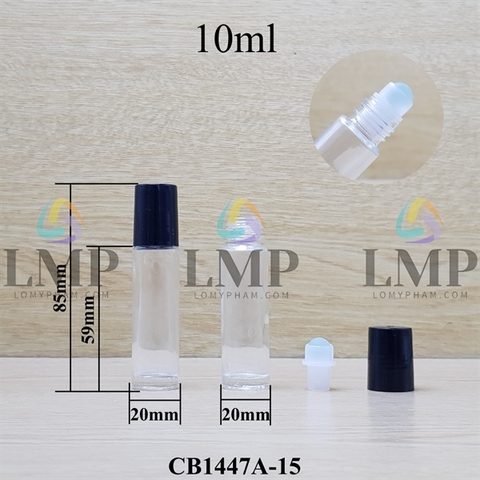 Chai thủy tinh bi lăn 10ml