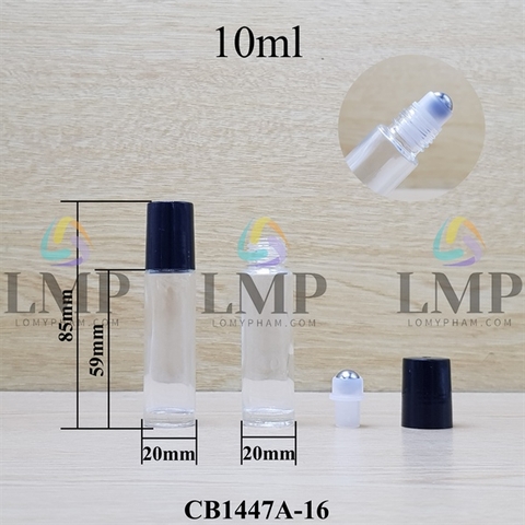 Chai thủy tinh bi lăn 10ml