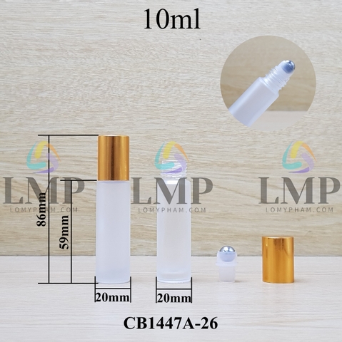 Chai thủy tinh bi lăn 10ml