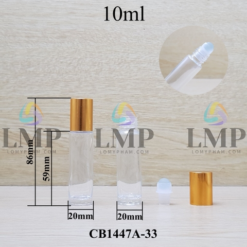 Chai thủy tinh bi lăn 10ml