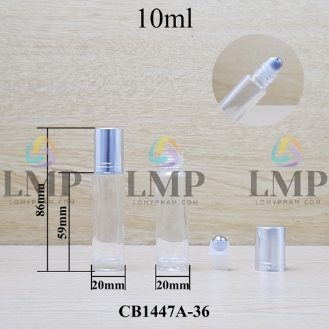 Chai thủy tinh bi lăn 10ml