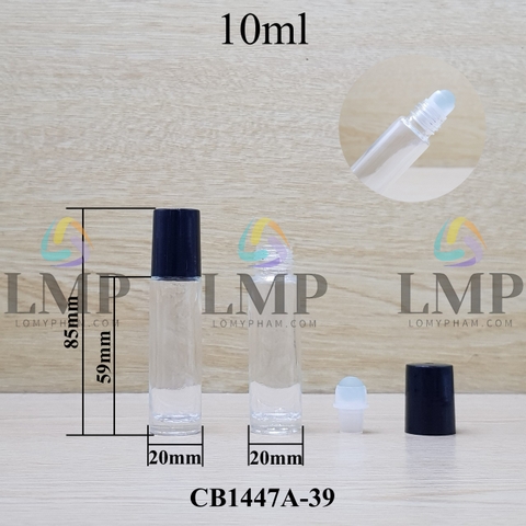 Chai thủy tinh bi lăn 10ml