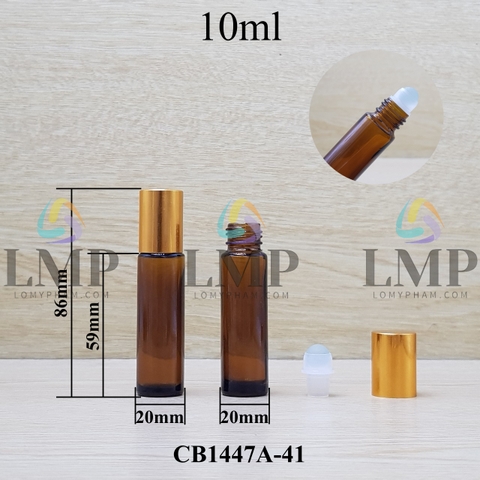 Chai thủy tinh bi lăn 10ml