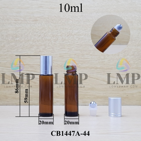 Chai thủy tinh bi lăn 10ml