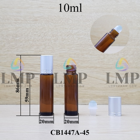 Chai thủy tinh bi lăn 10ml