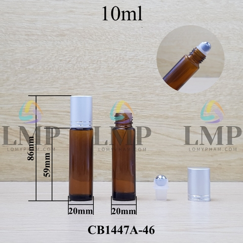Chai thủy tinh bi lăn 10ml