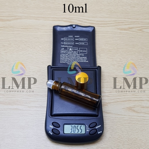 Chai thủy tinh bi lăn 10ml