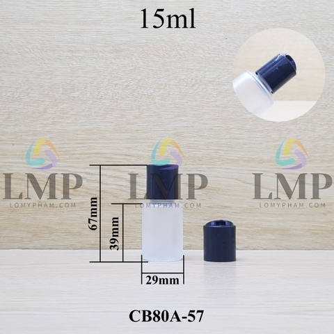 Chai thủy tinh nắp nhấn