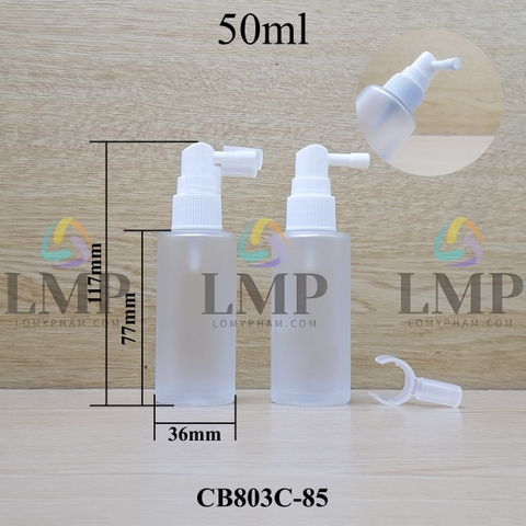 Chai thủy tinh đầu xịt mũi 90 độ