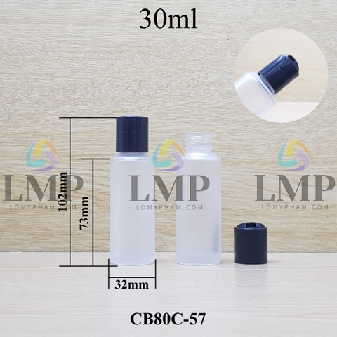 Chai thủy tinh nắp nhấn