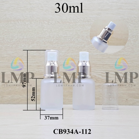 Chai thủy tinh vát đầu phun sương xi 30ml