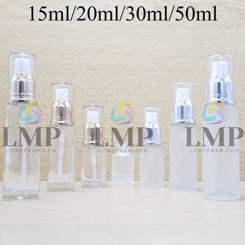 Chai thủy tinh đầu phun sương xi