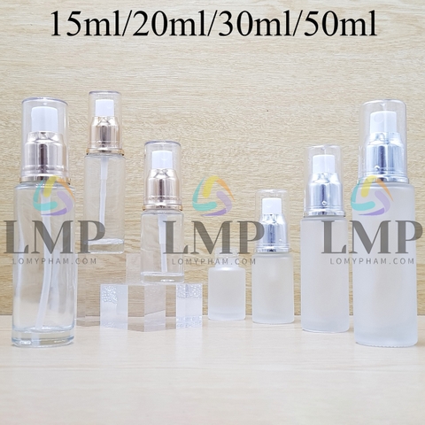 Chai thủy tinh đầu phun sương xi