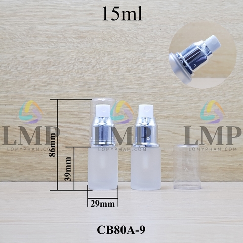 Chai thủy tinh đầu phun sương xi