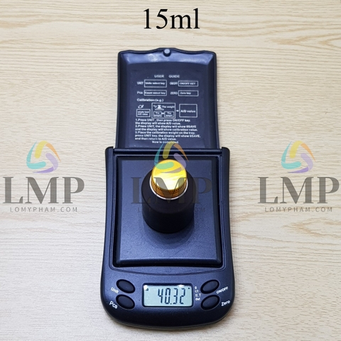 Chai thủy tinh vát nắp nhôm cuốn 15ml