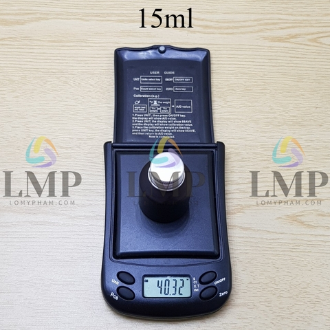 Chai thủy tinh vát nắp nhôm cuốn 15ml