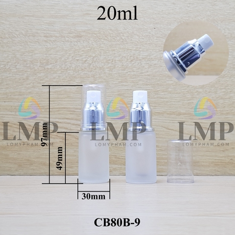 Chai thủy tinh đầu phun sương xi