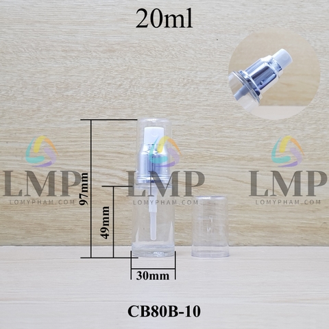 Chai thủy tinh đầu phun sương xi