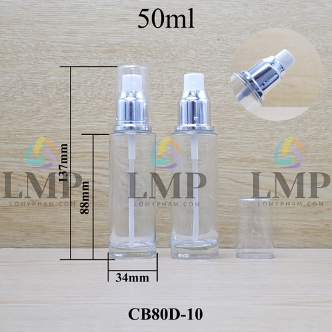 Chai thủy tinh đầu phun sương xi